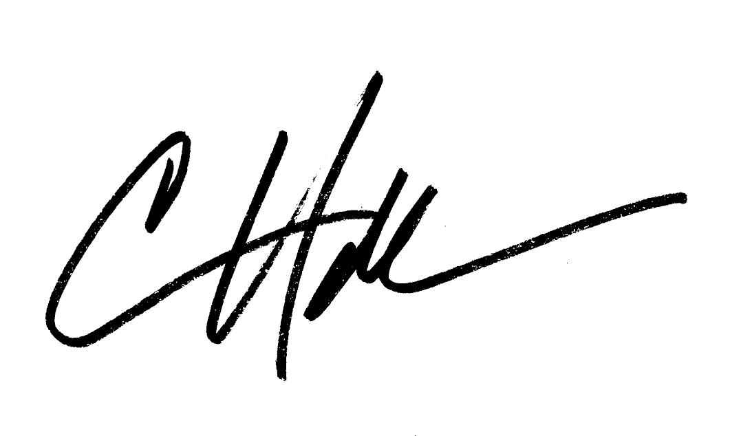Christopher Hall Signature